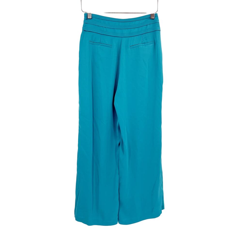 RAMY BROOK Pants NEW Size 4 Cropped Joss Pant $385 Teal Blue - Picture 4 of 4